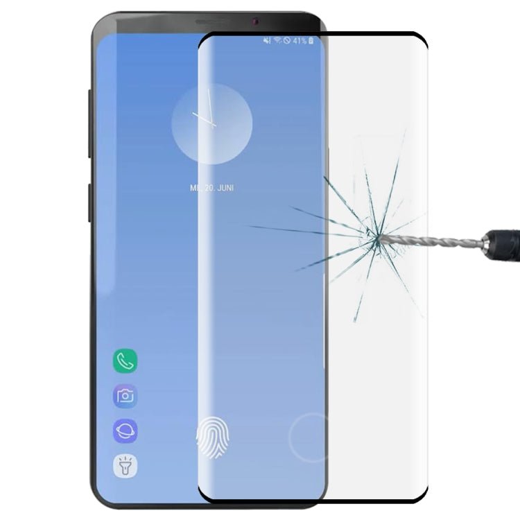 0.3mm 9H 3D Full Screen Tempered Glass Film for Galaxy S10+, Screen Fingerprint Unlocking is Supported - DailyGoody