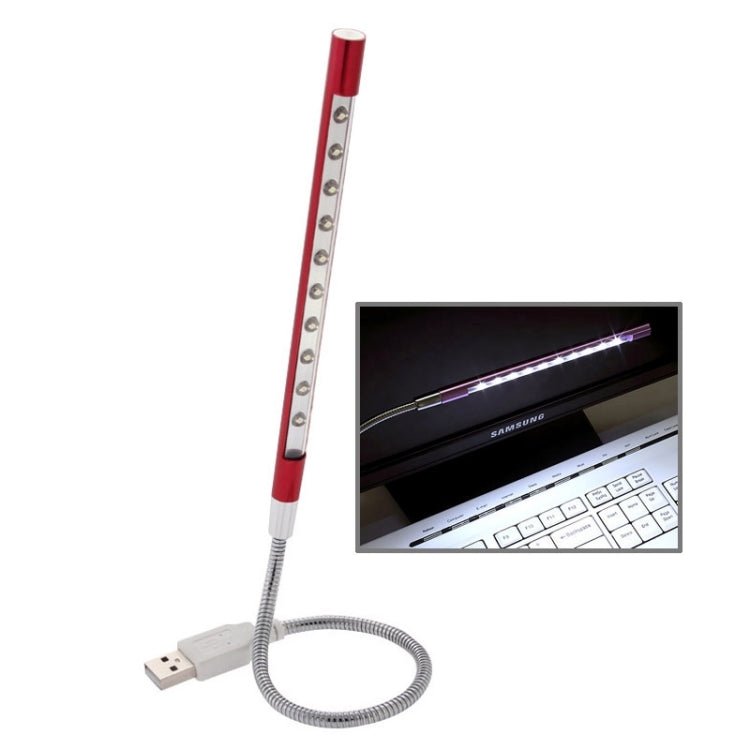 10-LED Portable Ultra Bright USB LED Light - DailyGoody