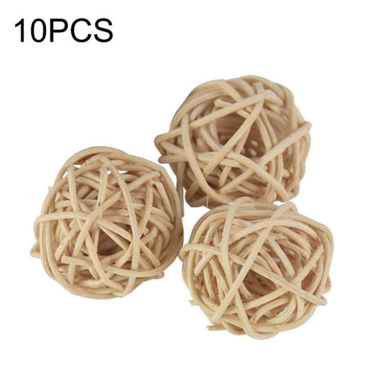 10 PCS Artificial Straw Ball For Birthday Party Wedding Christmas Home Decor - DailyGoody